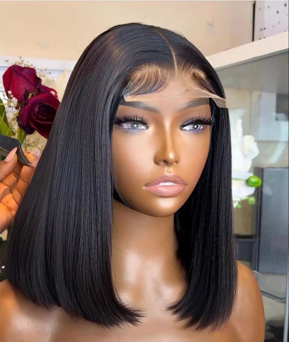Bob Wigs Human Hair Virgin Raw Vietnamese Hair Silky Straight Human Hair Wigs for Black Women Cuticle Aligned