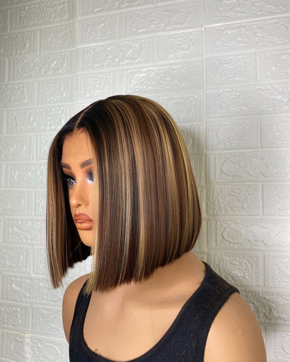 Highlight Bob P4 27 Colored Mink Brazilian hd Transparent Lace Front Human Hair Wig Short Bob Wigs Best Lace Wig Vendors