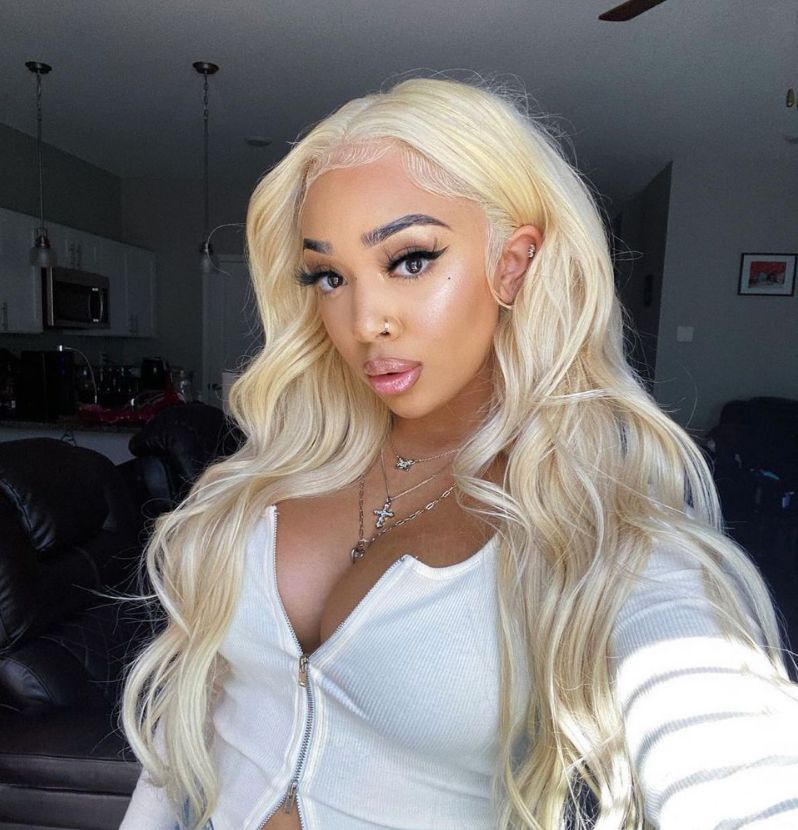 Raw Virgin 613 Color Lace Front Wigs 150% Density Brazilian Human Hair Wigs Full 13x4 Lace Frontal Blonde Wig