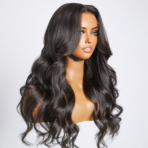 Natural Swiss HD Transparent Lace Frontal Wig,Brazilian 100% Human Hair Vendors Body Wave Lace Front Wigs
